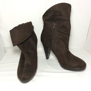 BLAKE SCOTT High Heel Suede Boots Womens Sz 9M